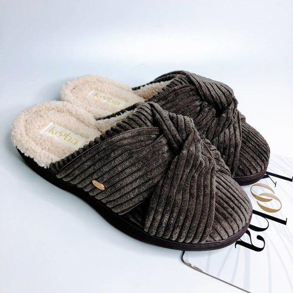 Kooba Shoes Kooba Terry Cloth Cross Front House Slippers New Poshmark